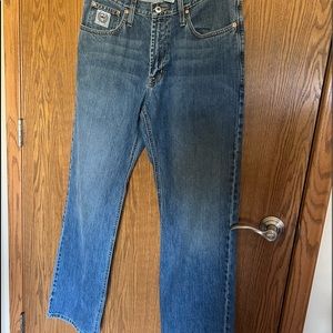 Mens Green label Cinch jeans 34 x 34.  No holes or fraying.  Like new condition